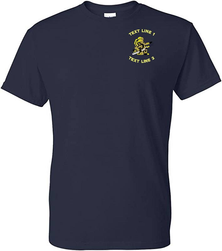 (image for) Firefighter Tee Embroidered #002