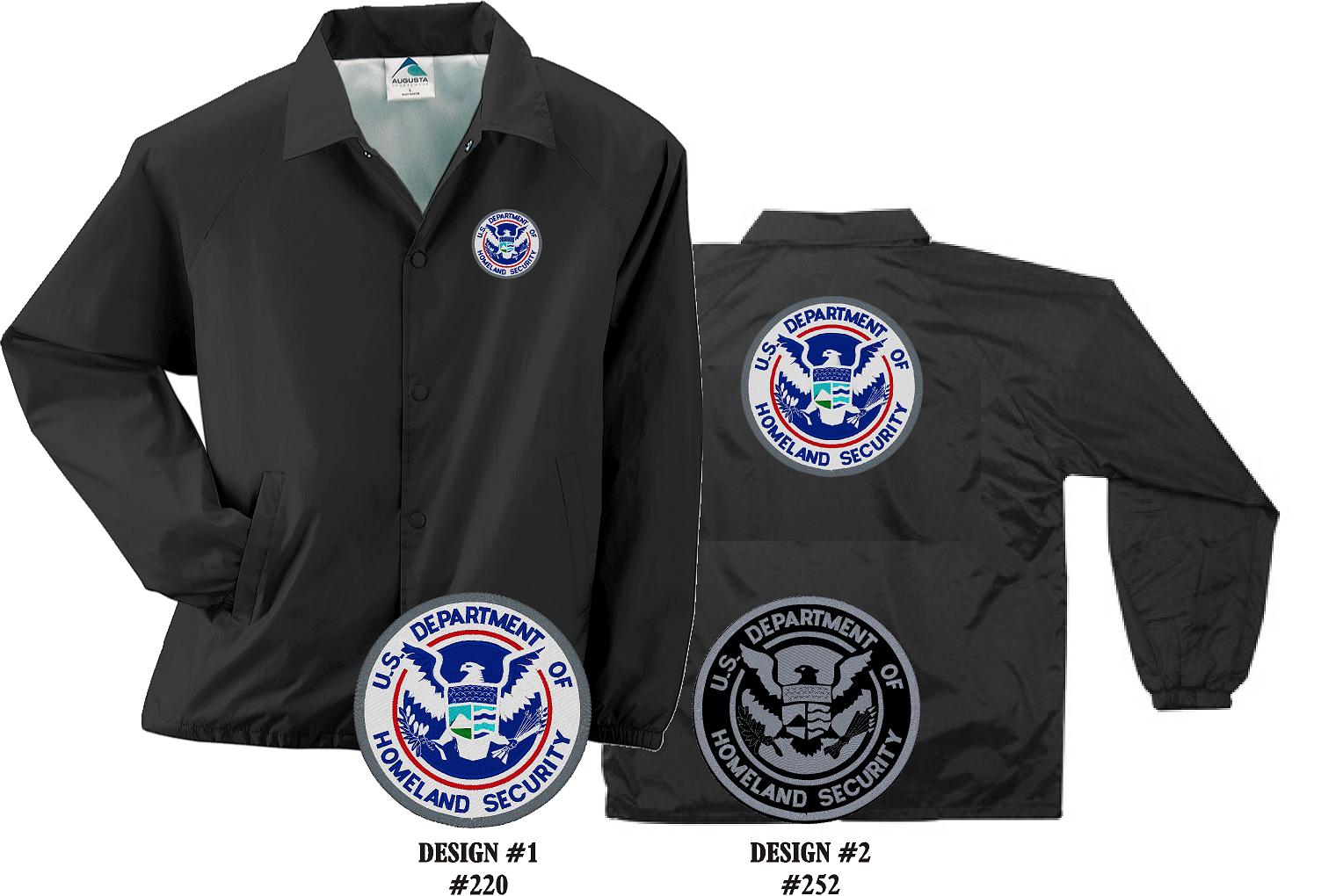 (image for) Dept. of Homeland Security Windbreaker / Coaches Jacket