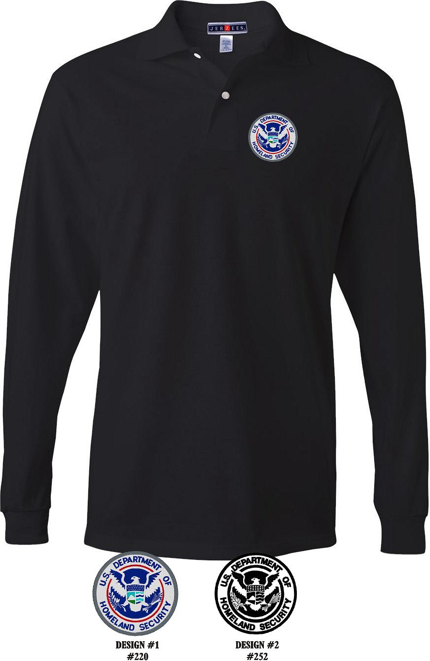(image for) Dept. Of Homeland Security Polo 50/50 L/S