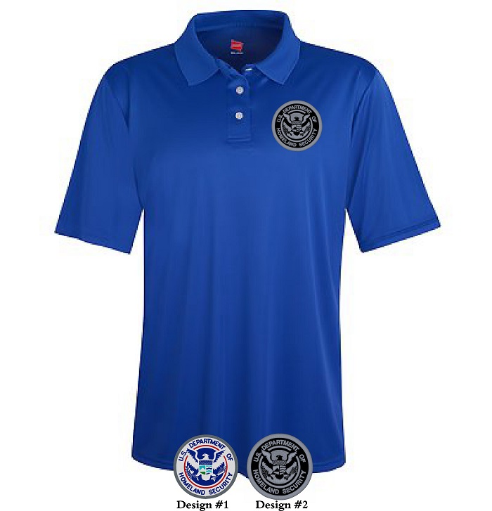 (image for) Dept. of Homeland Security Polo Polyester Embroidered