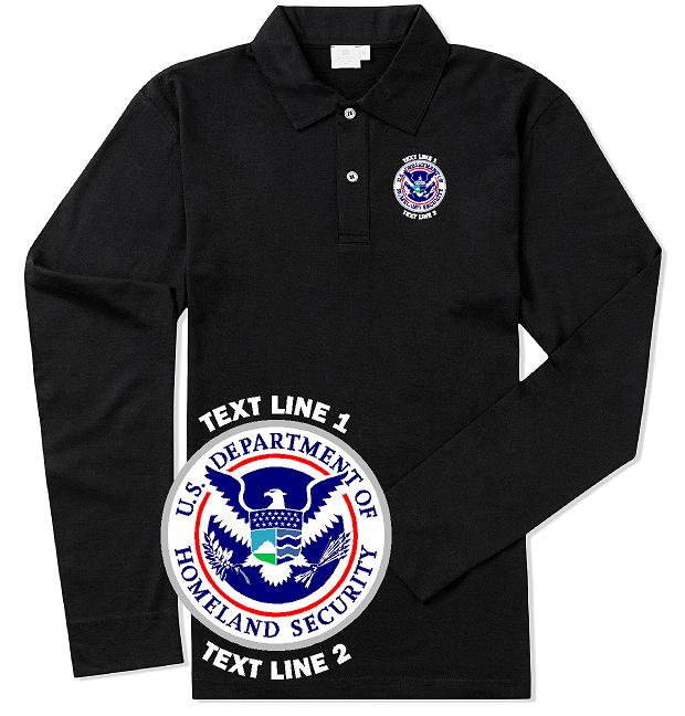 (image for) Homeland Security Custom Polo 50/50 L/S