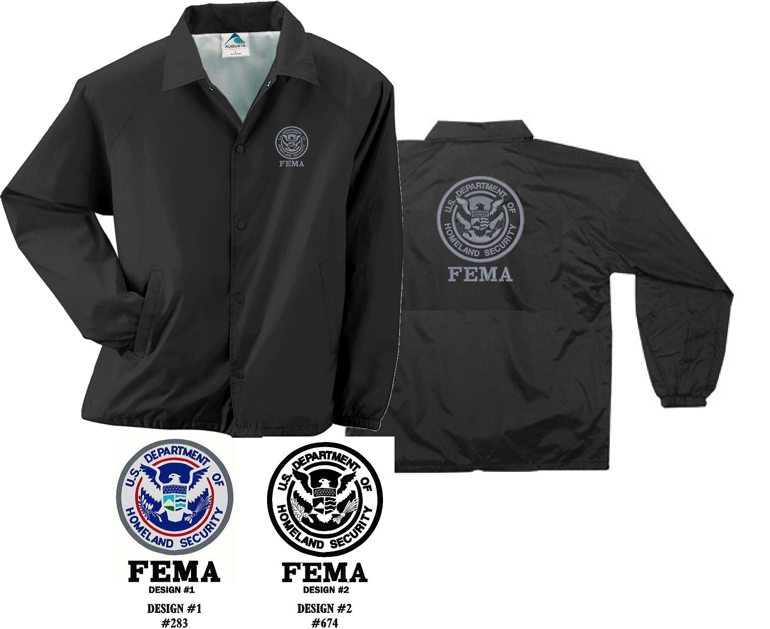 (image for) FEMA Homeland Security Windbreaker / Coaches Jacket