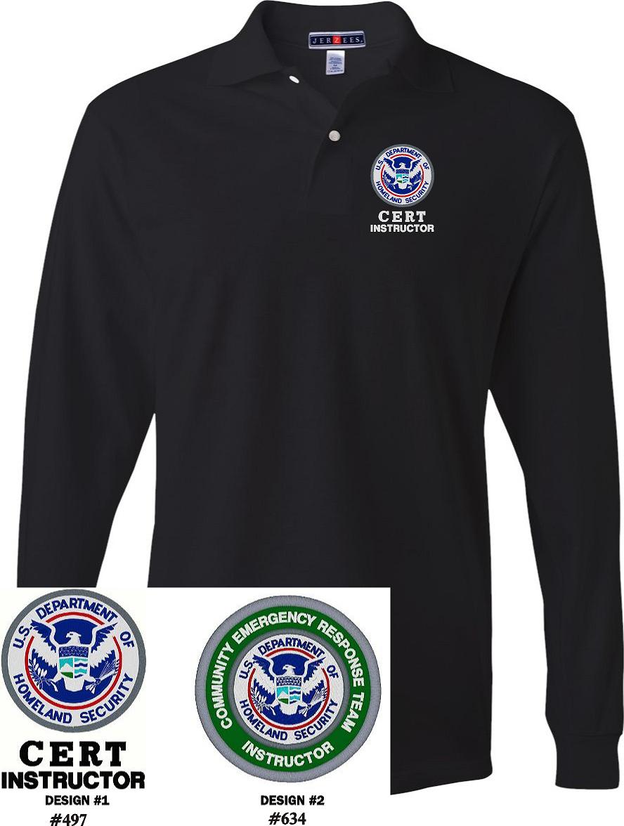 (image for) CERT Instructor Polo 50/50 L/S