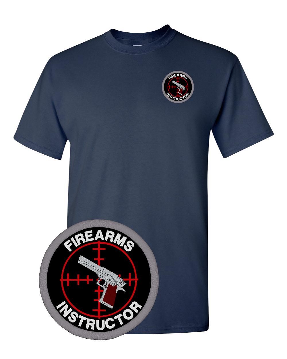 (image for) Firearms Instructor Embroidered Tee 50/50 S/S