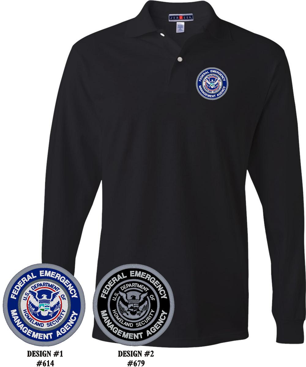 (image for) FEMA Federal Emergency Management Agency Polo 50/50 L/S