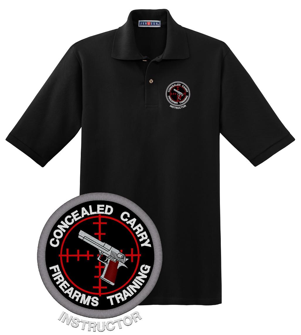Concealed Carry Firearms Tranning Instructor Polo (image for) Concealed Carry Firearms Tranning Instructor Polo
