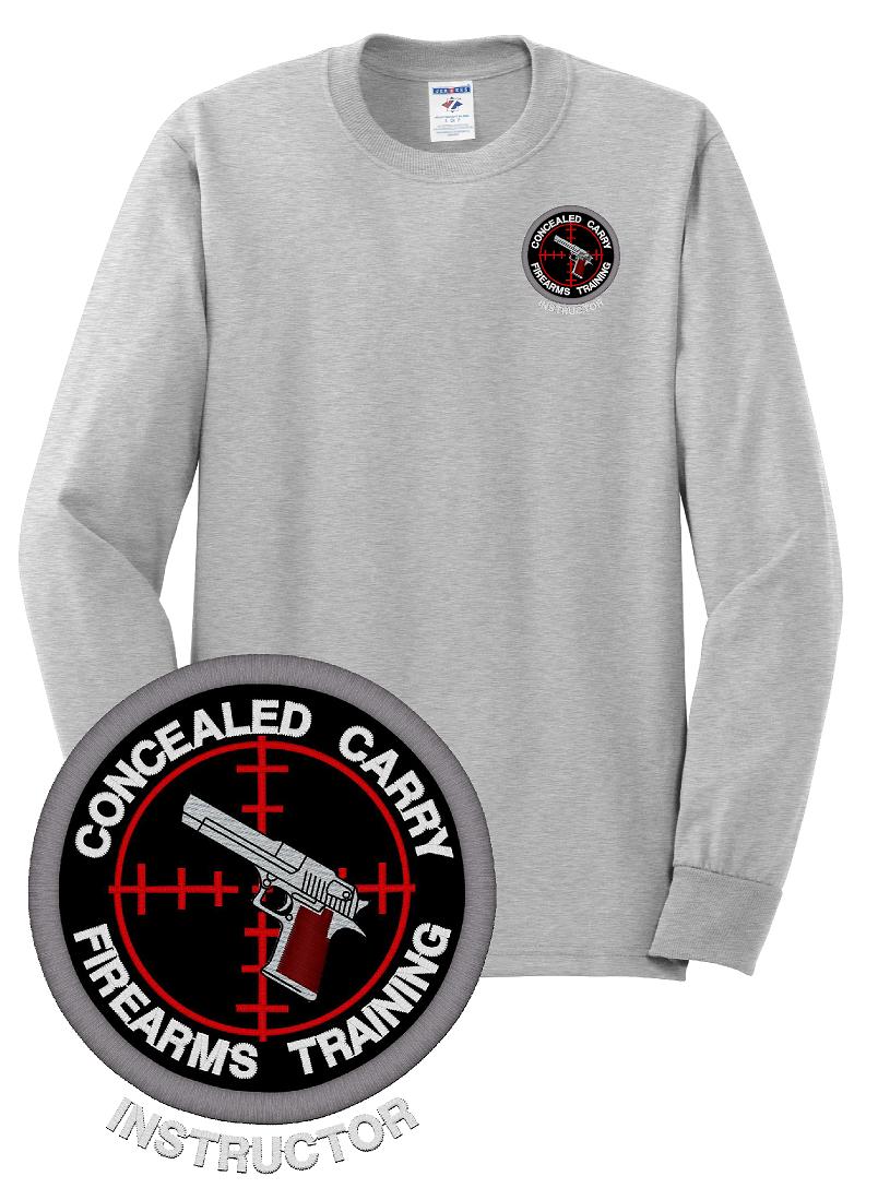 Concealed Carry Firearms Training Instructor Tee L/S (image for) Concealed Carry Firearms Training Instructor Tee L/S