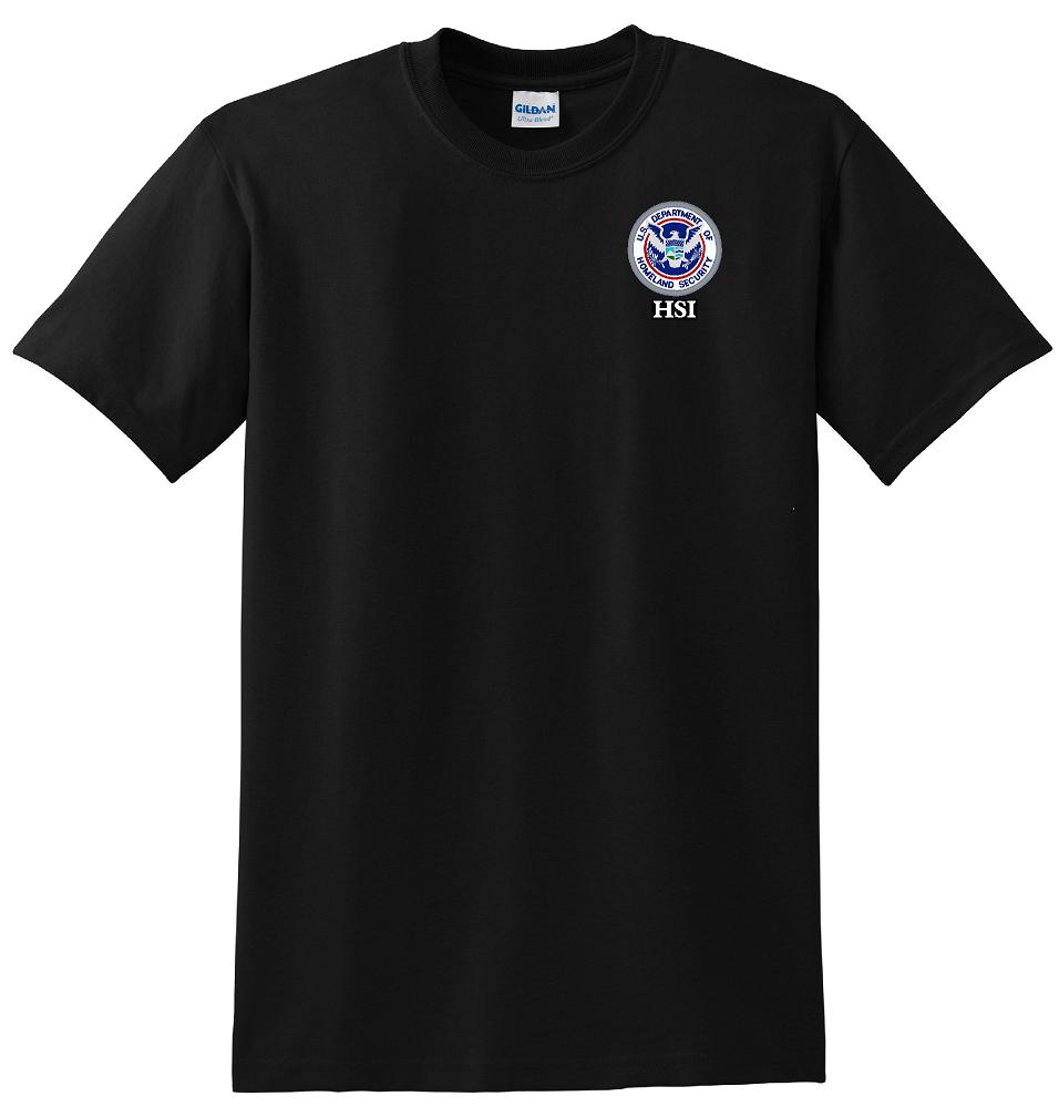 (image for) Homeland Security Investigations Tee Full Color Logo