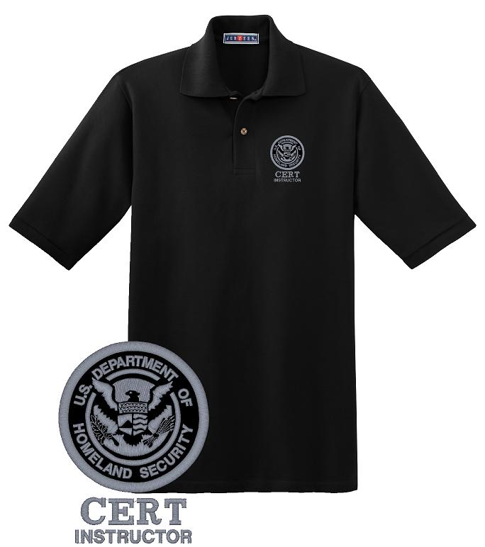(image for) CERT Instructor Polo Embroidered
