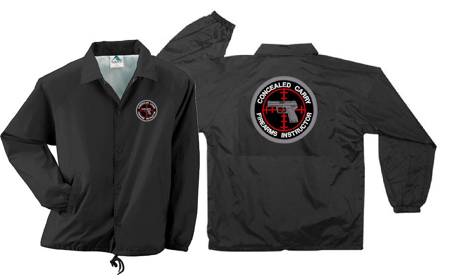 Concealed Carry Firearms Instructor Windbreaker (image for) Concealed Carry Firearms Instructor Windbreaker