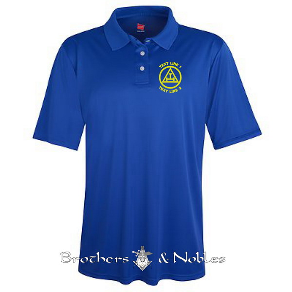 (image for) Royal Arch Mason Moisture Wicking Polo #754