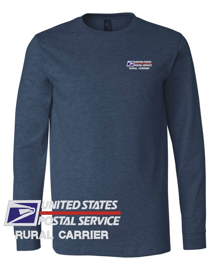 (image for) Ladies USPS Postal Service Rural Carrier Long Sleeve Tee #769
