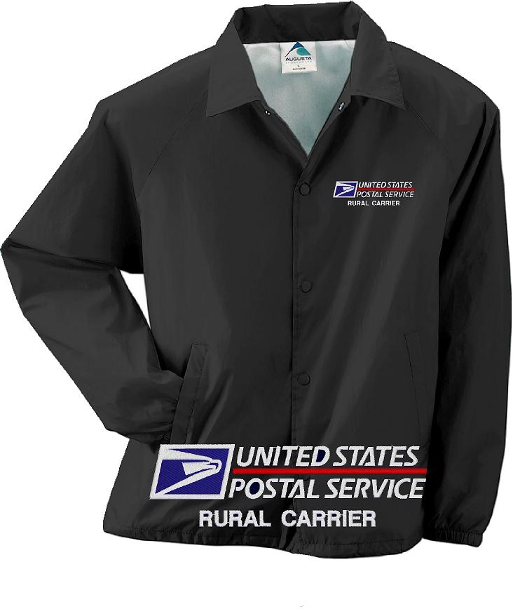 USPS Postal Service Rural Carrier Windbreaker Embroidered (image for) USPS Postal Service Rural Carrier Windbreaker Embroidered