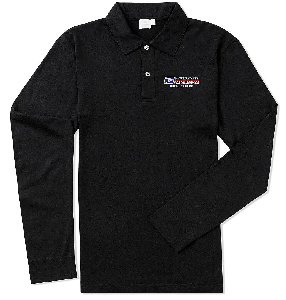 USPS Postal Service Rural Carrier Polo L/S Embroidered (image for) USPS Postal Service Rural Carrier Polo L/S Embroidered