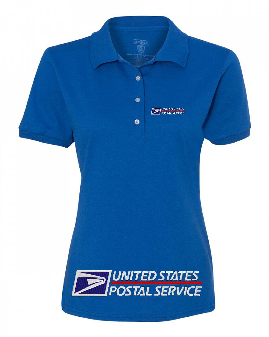 USPS Postal Service Ladies 50/50 Polo Shirt (image for) USPS Postal Service Ladies 50/50 Polo Shirt