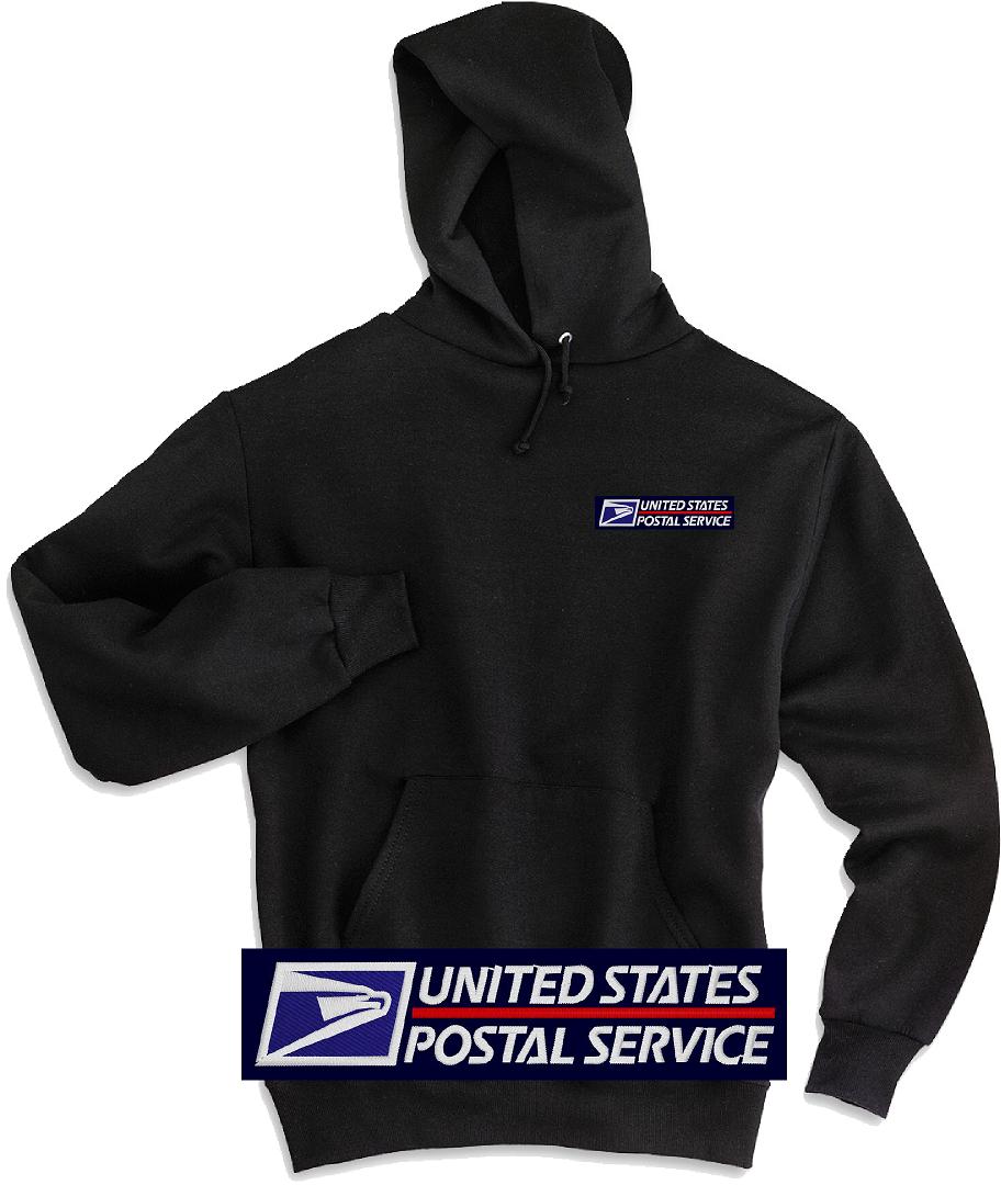 USPS Postal Service Hoodie Embroidered (image for) USPS Postal Service Hoodie Embroidered