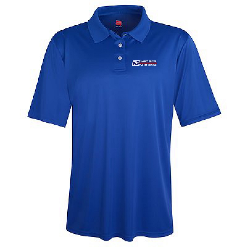 USPS Polyester Moisture Wicking Polo Shirt (image for) USPS Polyester Moisture Wicking Polo Shirt