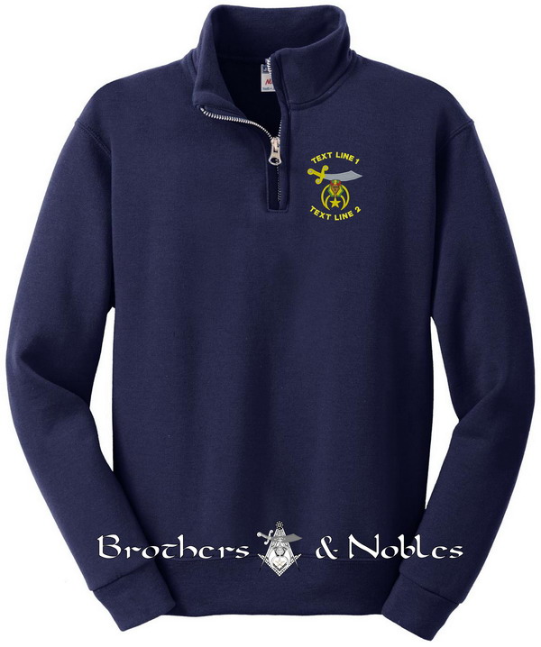 (image for) Shrine / Shriners 1/4 Zip Sweatshirt #787