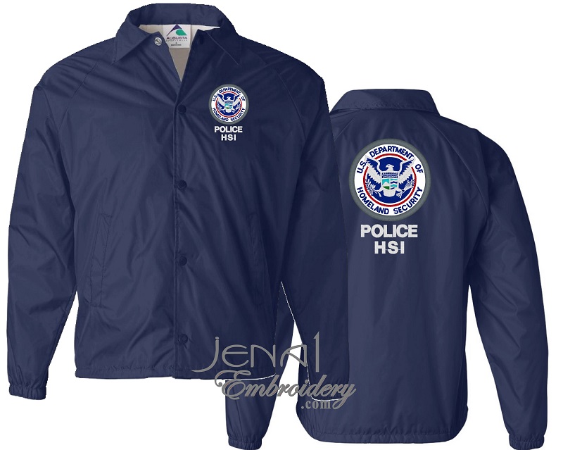 (image for) Homeland Security POLICE HSI Windbreaker #872