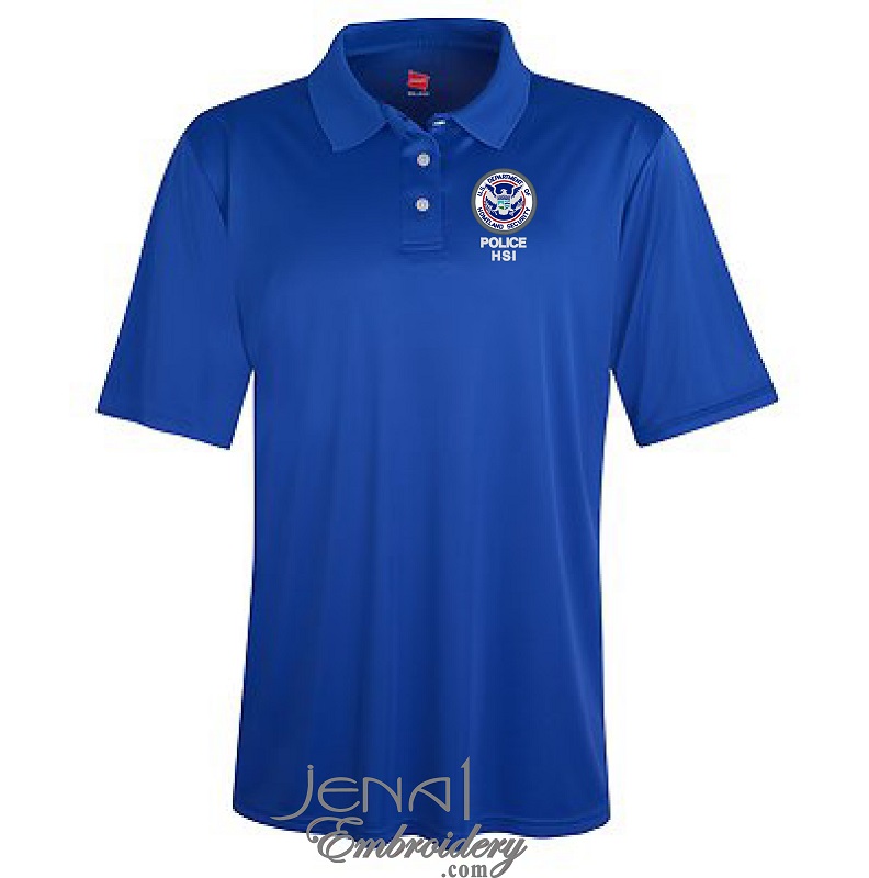 (image for) Homeland Security POLICE HSI Moisture Wicking Polo #872