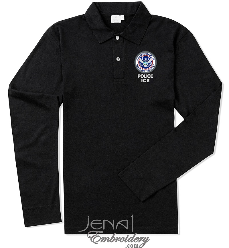 (image for) Homeland Security Police ICE Polo L/S #873