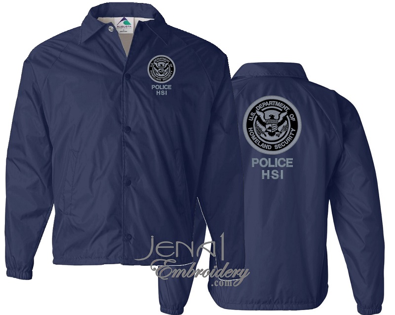 (image for) Homeland Security POLICE HSI Windbreaker #874