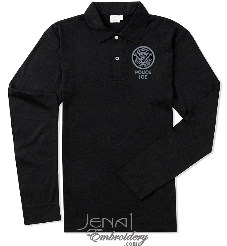 (image for) Homeland Security Police ICE Polo L/S #875