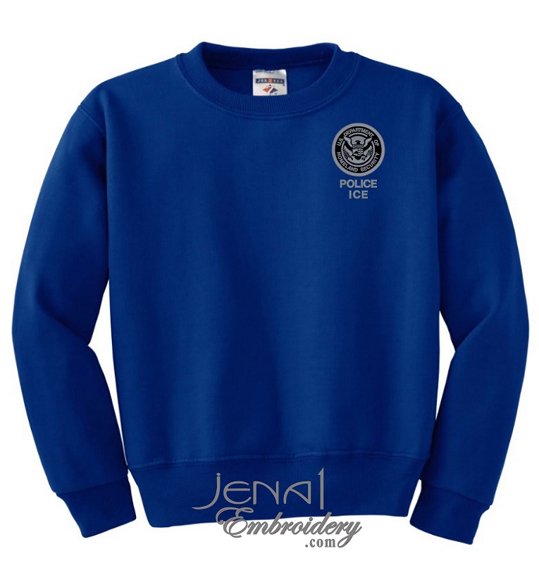 (image for) Homeland Security POLICE ICE Sweatshirt #875