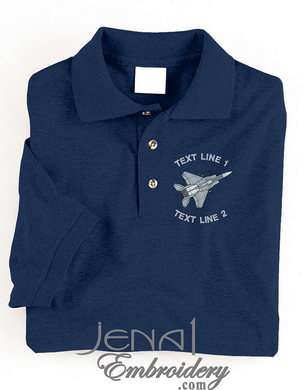 (image for) F15 Fighter Jet Polo Shirt