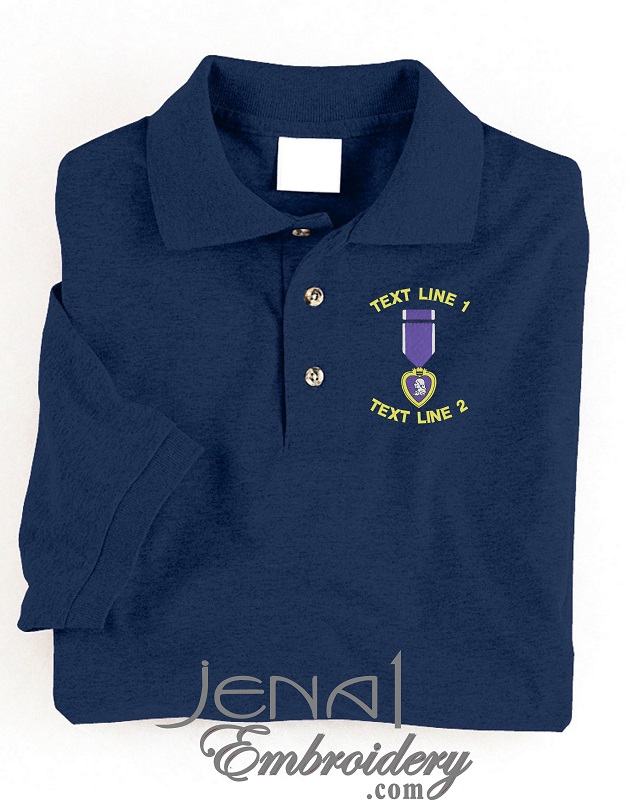 (image for) Purple Heart Medal Polo Shirt