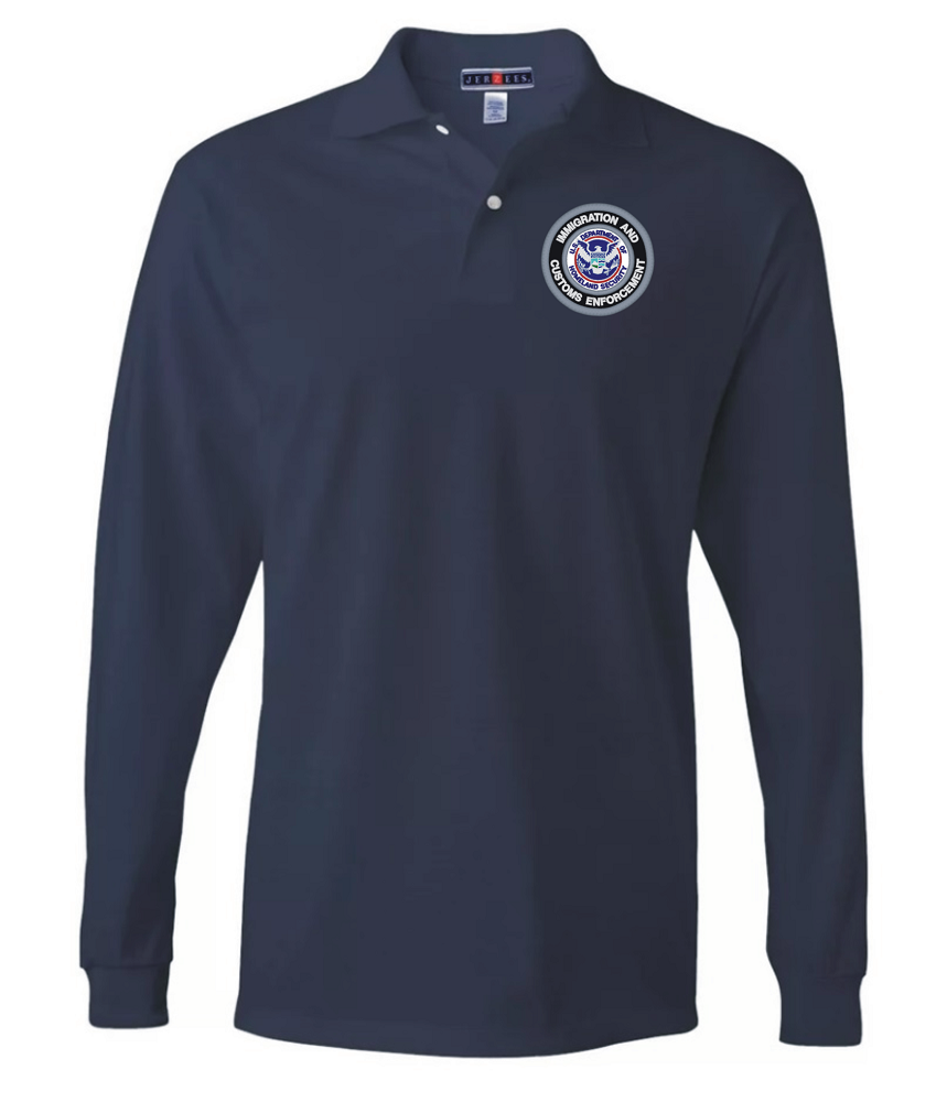 (image for) Immigration and Customs Enforcement Polo Long Sleeve