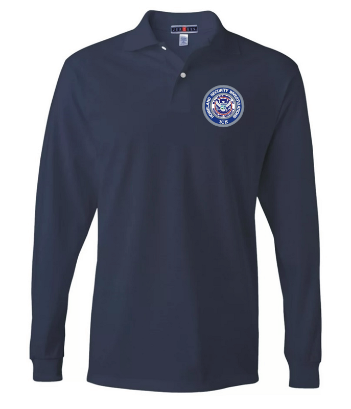 (image for) Homeland Security Investigations ICE Polo Long Sleeve
