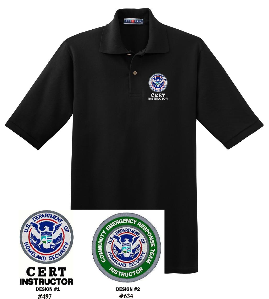(image for) CERT Instructor Polo Embroidered