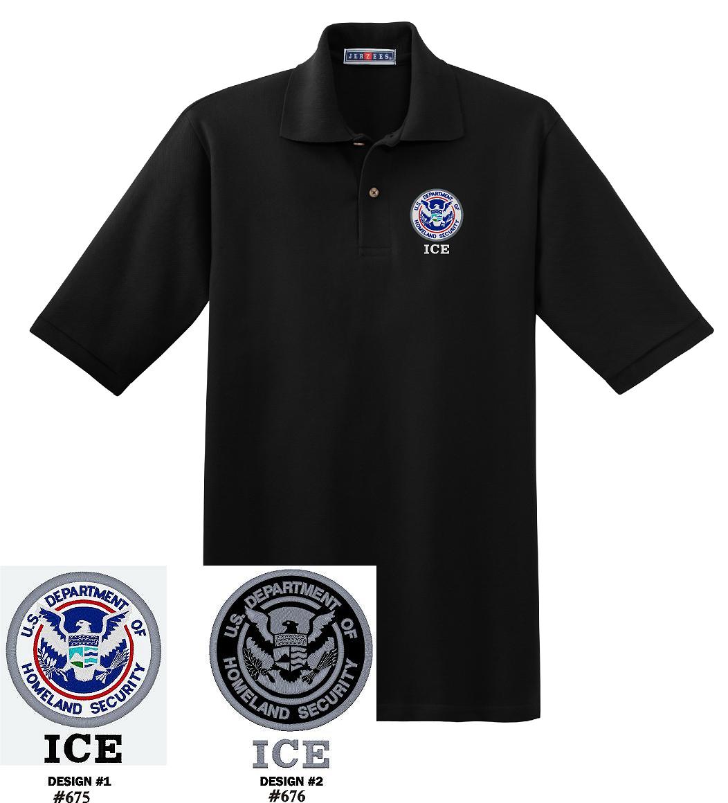 (image for) ICE DHS Polo Embroidered