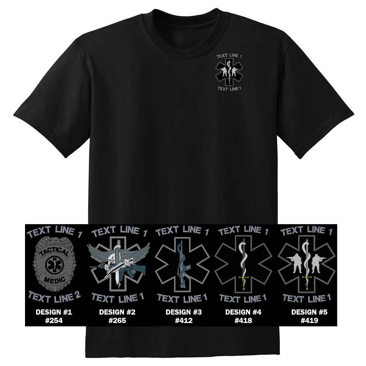 Tactical Medic Embroidered Tee (image for) Tactical Medic Embroidered Tee